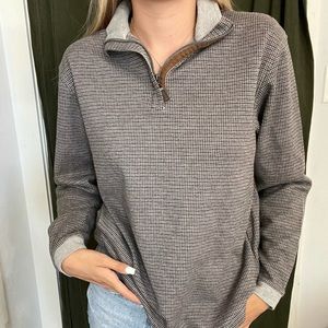 Haggar clothing vintage half-zip jacket ! size M